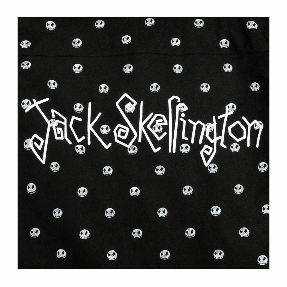 Disney Jack Skellington Woven Hoodie Hooded Shirt Jacket Adult size XXL - Picture 2 of 3